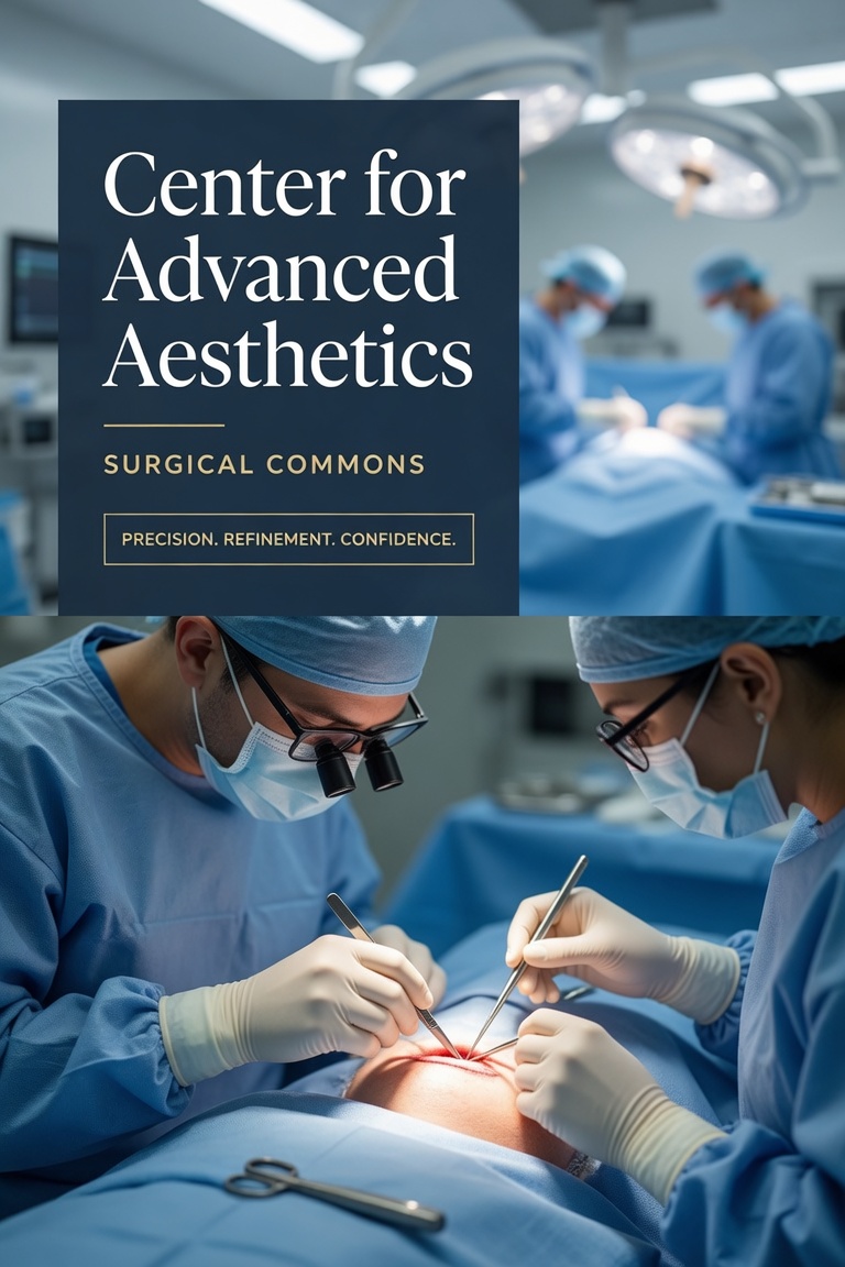 Precision. Refinement. Confidence. — surgeons operating with loupes