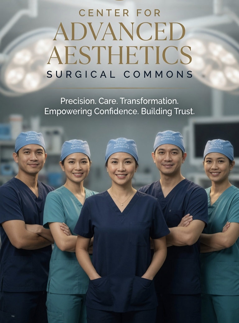 Center for Advanced Aesthetics — Surgical Commons team portrait