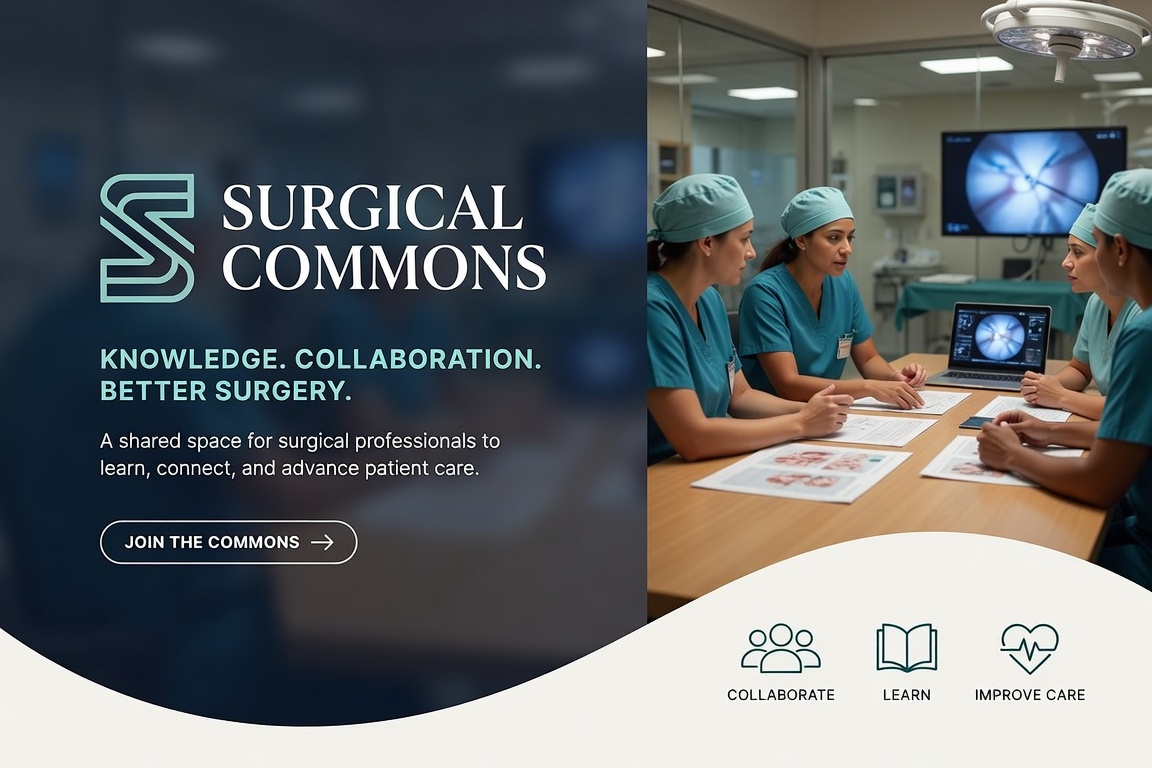 Join the Commons — surgical professionals collaborating